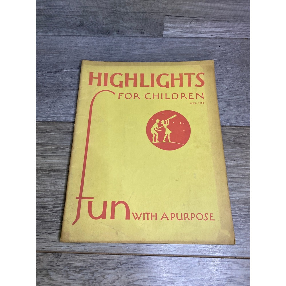Vintage Highlights for Children Magazine May 1950 Vol 5 No 5 Fun with a Purpose